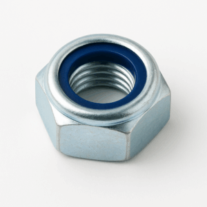 NYLOC NUT M10 GR 8 ZINC-PLATED