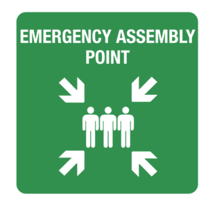 INFORMATION SIGN-EMERGENCY ASSEMBLY POINT
