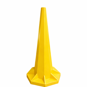 TRAFFIC CONE - LARGE YELLOW H1800MM